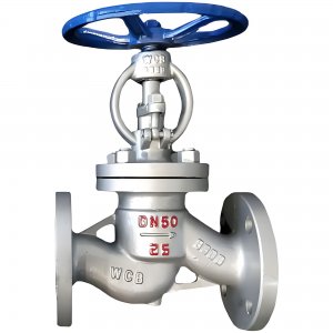 截止閥J41H-25\DN50介質為高溫蒸汽及水，溫